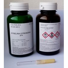 Chloritan sodný 25 % + Kyselina citronová + kapátko